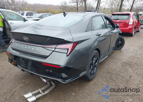 2024 Hyundai Elantra N Line z USA, uszkodzony, nr VIN KMHLR4DF9RU766738